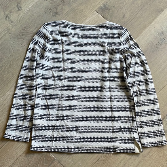 A.P.C. 100% Cotton Embroidered Long Sleeve Top. Size S. - Picture 6 of 6